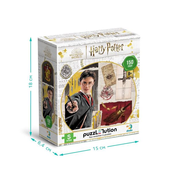 Dodo 200493 - Пазли Harry Potter на 150 деталей Грифіндор - Дамблдор, Гаррі Поттер, герб, меч, мітла