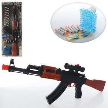 AK47-2 - Іграшкова версія автомата, на водяних кульках та нерфах, довжина 67 см