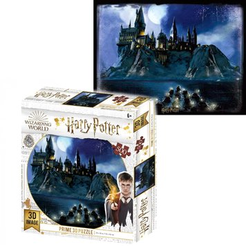 MiC 32515 - Пазлы 3D Harry Potter на 500 деталей - Школа Хогвартс вечерний замок (Гарри Поттер)