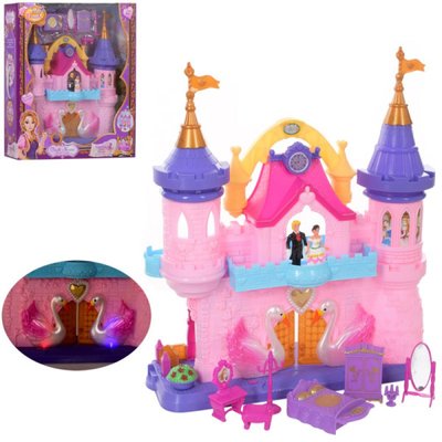 Замок принцеси зі звуковими та світловими ефектами, фігурки, меблі SG-29002