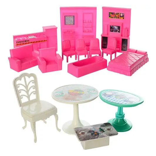 Limo Toy 6980 - Будиночок Великий двоповерховий для ляльок із меблями й аксесуарами, будинок для ляльок 16 см