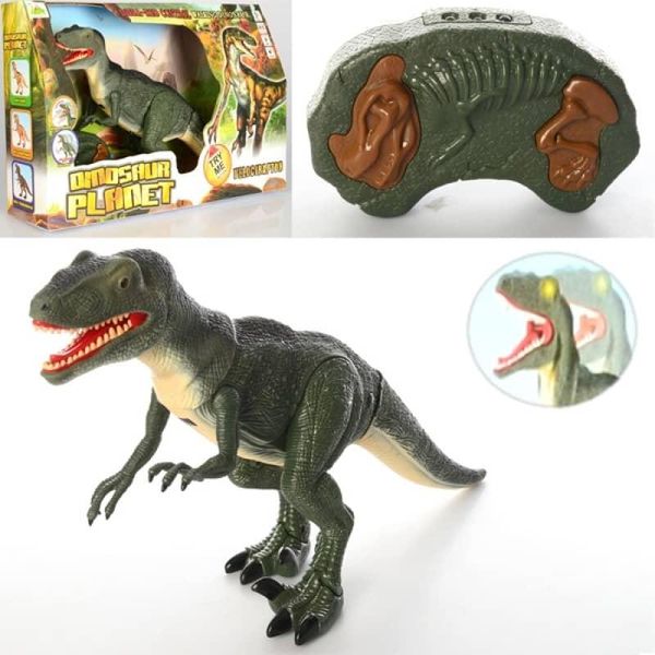 RS6134 dino - Іграшка динозавр великий на радіокеруванні ходить і ричить, серія Планета Динозаврів