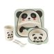 Набір посуду Ведмедик Панда з бамбукового волокна, бамбуковий посуд для дітей Bamboo Fibre kids set, 2770-7 2770 фото 2