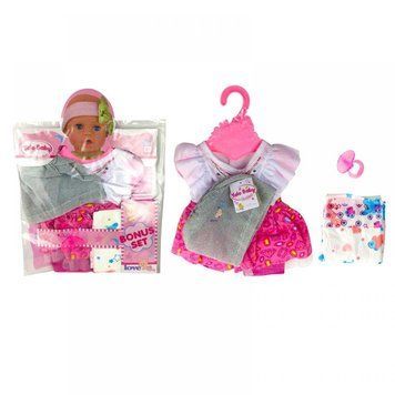 OBB_zima_2020_24 - Одежка для пупса Baby born&nbsp;беби борн или сестрички 34-42 см, футболка, лосины, шапочка.