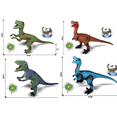 Іграшка динозавр гумовий величезний Тиранозавр 40 см зі звуком, 33067 1037366915