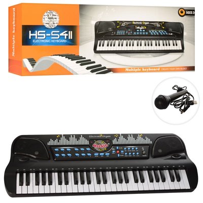 Play Smart HS5411-21 - Детский синтезатор (орган, пианино) на 54 клавиш, МР3, микрофон, USB