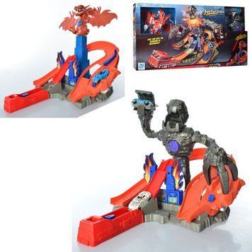 9988-6 - Трек копія Хот Віл Hot Wheel Атака Дракона та Робота гіганта, трек &mdash; запуск із драконом і роботом, 9988-6
