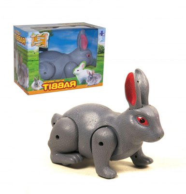 333-30 - Роботизований кролик (сірий), зі світловими та звуковими ефектами, 333-30