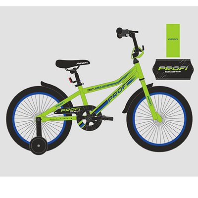 Y16102 - Детский двухколесный велосипед PROFI 16 дюймов салатовый, Y16102 Top Grade