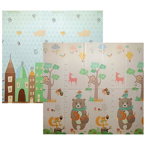 Bambi 1317, 1316 - Термокилимок великий двух стороній для малюків для дому і вулиці 180-200-0,8 см