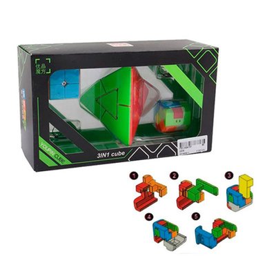 2204 - Кубик Рубика, объемный тетрис набор головоломок - 3 в 1, 2204
