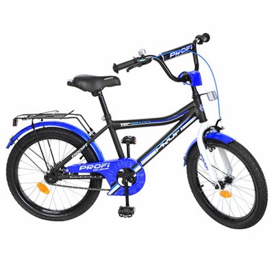 Profi Y20101 - Детский двухколесный велосипед PROFI 20 дюймов синий с черным, Y20101 Top Grade