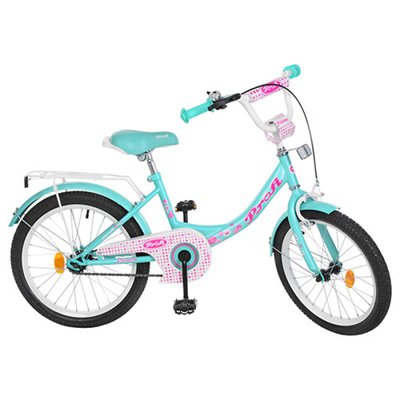Дитячий двоколісний велосипед для дівчинки PROFI 20 дюймів бірюзовий (колір м'ята), Y2012 Princess Y2012
