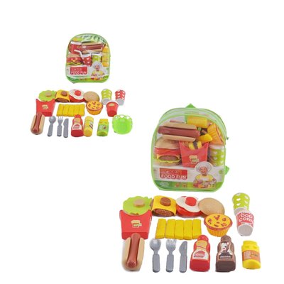Игрушки продукты фастфуд, гамбургер, хот-дог, картошка фри, сладости 8968-5