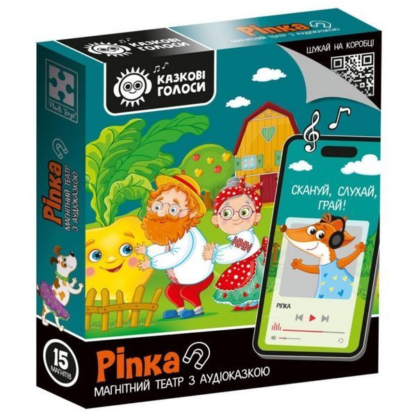 Vladi Toys 3206 - Розвивальна гра, магнітний театр для малюків казка Ріпка, 3206