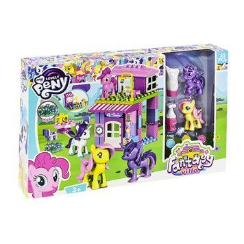 5723 (8723) - Ігровий набір - Конструктор Замок Будиночок Літл Поні (my Litlle Pony) світло, 52 деталі, фігурки поні
