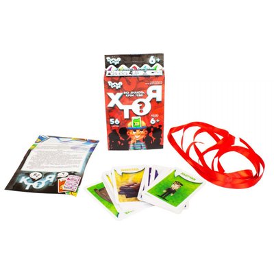 Danko Toys HIM-03 - Настільна гра Хто Я - міні версія в дорогу, гра для дітей, всієї родини, для вечірки