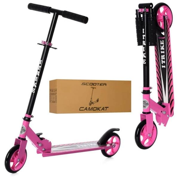 Двоколісний самокат для дівчаток з колесами 12 дюймів (рожевий) SR 2-005-P