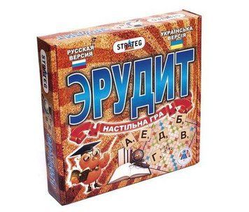 Strateg 0870 - Класична настільна гра Ерудит&nbsp;для всієї родини та будь-якого віку, Україна Стратег&nbsp;870
