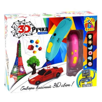 Набір для дитячого креативного дизайну та створення власних іграшок — 3D-ручка 1201992694