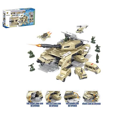 Военный игровой набор Танк раскладывается в Военная база, военная техника, танки, военная техника P919-A