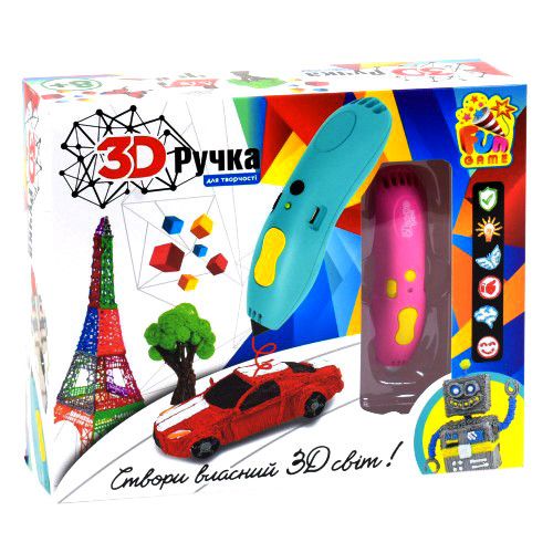 Набір для дитячого креативного дизайну та створення власних іграшок — 3D-ручка 1201992694 фото товару