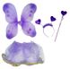 Костюм для дівчинки карнавальний Фея Метелик, спідниця, крила, чарівна паличка, обруч - сердечка, мікс кольорів B00415 фото 2