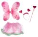 Костюм для дівчинки карнавальний Фея Метелик, спідниця, крила, чарівна паличка, обруч - сердечка, мікс кольорів B00415 фото 5