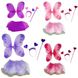 Костюм для дівчинки карнавальний Фея Метелик, спідниця, крила, чарівна паличка, обруч - сердечка, мікс кольорів B00415 фото 1