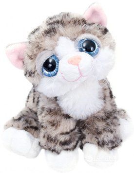 25463 - Мягкая игрушка Котик Глазастик (Кошка Мяу) 20&nbsp;см, Украина Копиця 25463