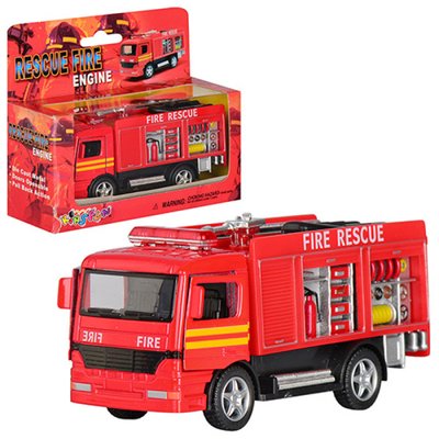 KS 5110 W - Пожарная машина, металл - пластик, инерционная, KS 5110 W