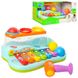 Ксилофон з кульками і молоточком, музична розвиваюча іграшка для малюків, іграшка стукавка 9199 фото 2