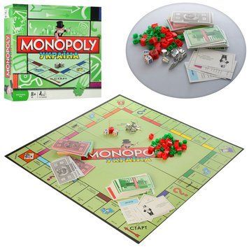 6123 - Настольная экономическая игра "Монополия" классическая для взрослых и детей от 8 лет