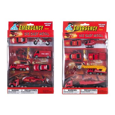 357927 - Детский набор машинок Пожарная техника, пожарные машинки, 2 вида, 357927