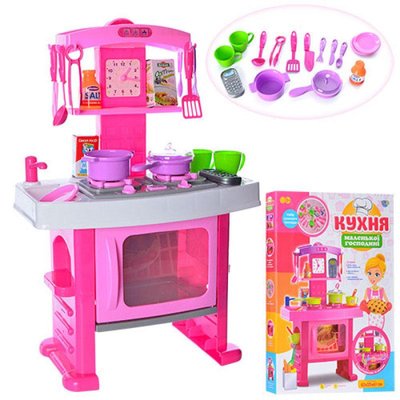 Limo Toy 661-51 - Детская Кухня с часами, звук, свет, продукты, посуда