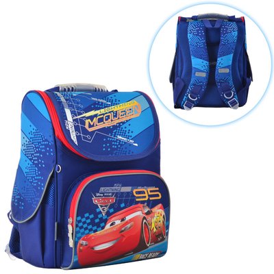 1 Вересня 555118 - Ранець (рюкзак) — каркасний шкільний для хлопчика — Машина Тачки Маквін, H-11 Cars, 555118