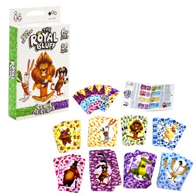Danko Toys RBL-02 - Дитяча настільна карткова гра Їстівне — Неїстівне (Вірю-Не вірю) The Royal Bluff