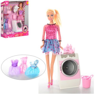 Defa 8323 - Кукла Дефа - с одеждой и стиральной машиной