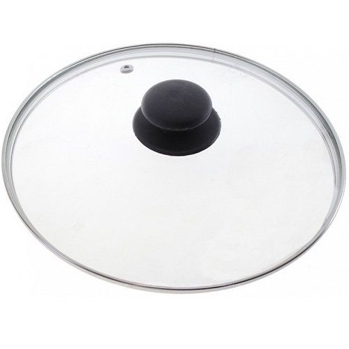 Stenson МН-0632 - Кришка скляна діаметром 20 см для сковорід, кастрюль і посуду d20см