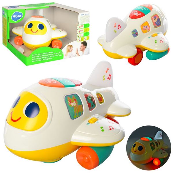 Музична розвиваюча іграшка для малюків Крихта літак, 6103, 7724 1116882173 фото