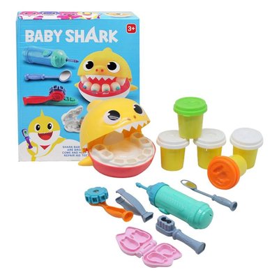 PD8658 - Набор для детской лепки - лечим зубки акуле - Baby shark