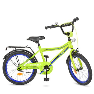 Profi Y20102 - Дитячий двоколісний велосипед PROFI 20 дюймів салатовий, Top Grade Y20102