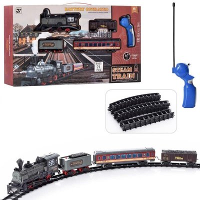2216-3 - Железная дорога - набор из паровоза и вагонов на радиоуправлении
