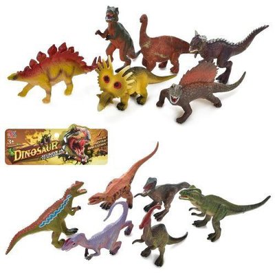 225A - Набор игровых фигурок мини динозавров 12 штук 225A