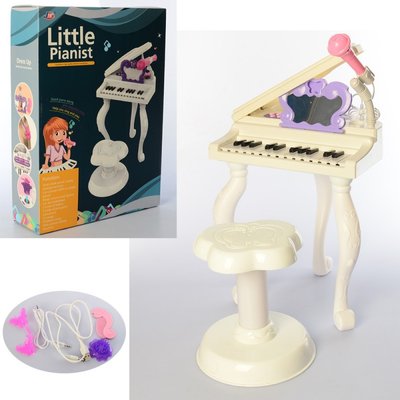 Дитяче піаніно для малюків - синтезатор зі стільчиком на 25 клавіш J93-01