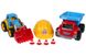 Игровой набор Малыш строитель для песочницы, большие пластиковые машинки Самосвал Трактор для песка 3985 фото 2