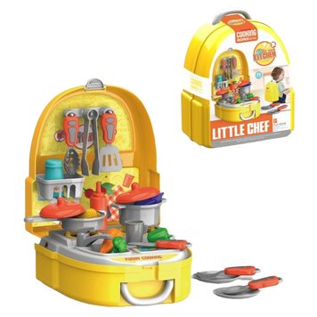 7F705 - Дитяча кухня в рюкзачку чемодані, який розкладається для хлопчика і дівчинки