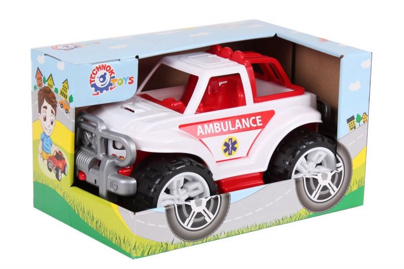 Іграшка для пісочниці - машинка швидкої допомоги 571872345 фото товару