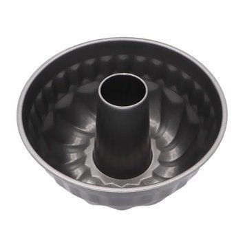 Stenson MH-0048 - Форма для выпечки Кекс классический, десертов, желе, круглая металлическая 22 х 11 см с отверстием посередине