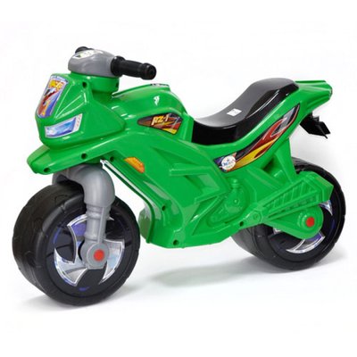 Мотоцикл для катання Оріончик із сигналом (зелений), толокар — каталка дитяча оріон Україна 501  501